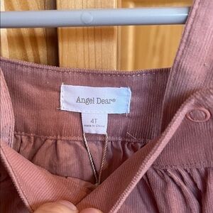 Angel Dear Mauve Corduroy Jumper Dress